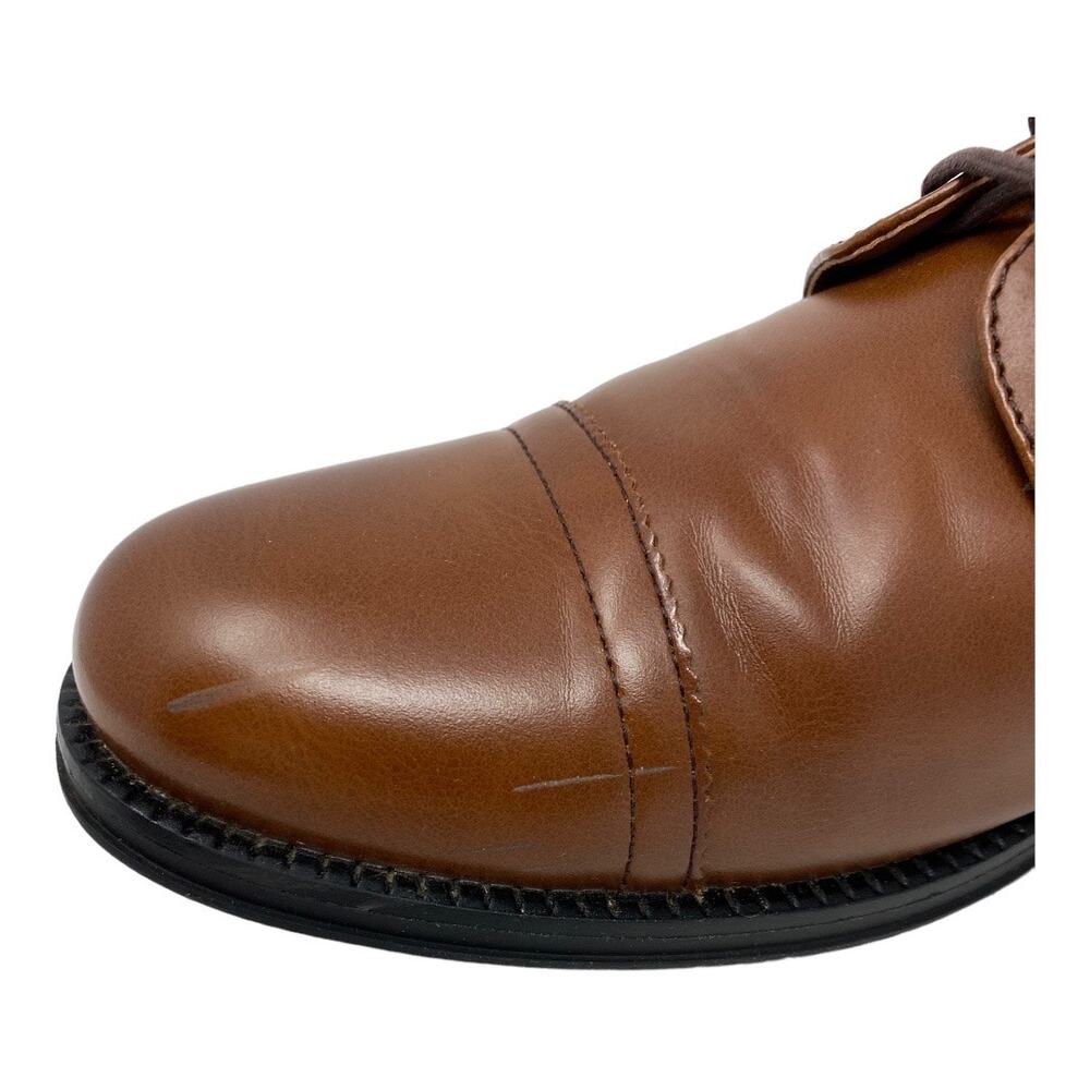 Dockers Men’s Size 11.5 Garfield Business Dress Shoes Brown Lace Up Comfort - Picture 4 of 9